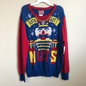 Hybrid Holiday Christmas Sweater Nutcracker Ugly Christmas Holiday Party NWT